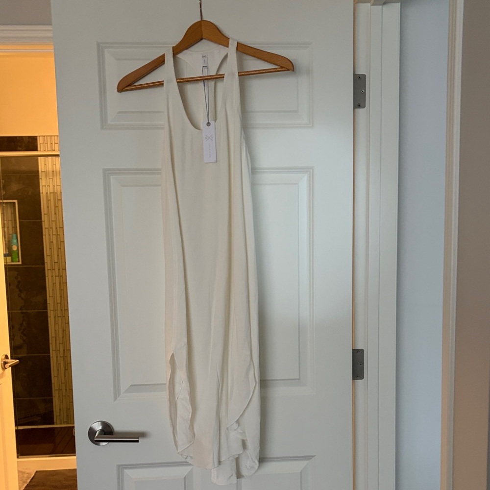 Gentle Fawn Ivory Sleeveless Midi Dress